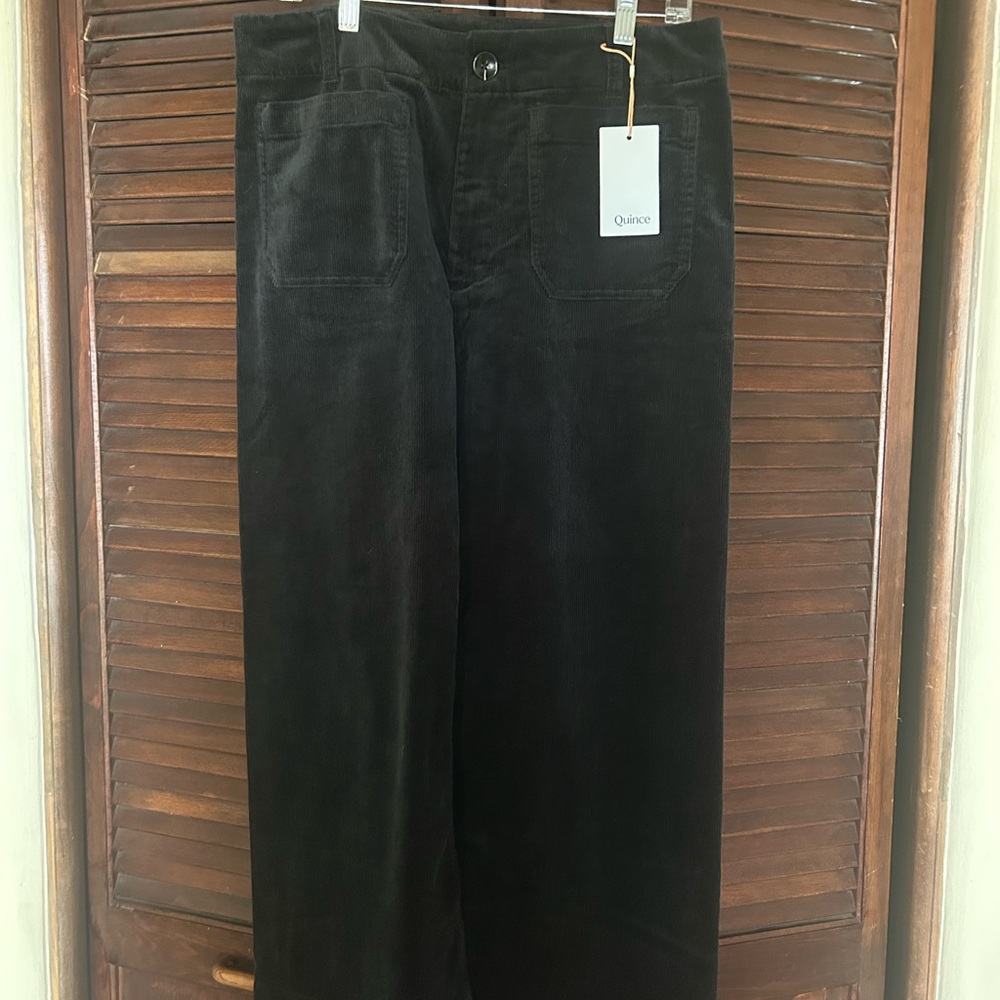 Quince Dark Corduroy Trousers
